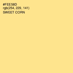 #FEE58D - Sweet Corn Color Image